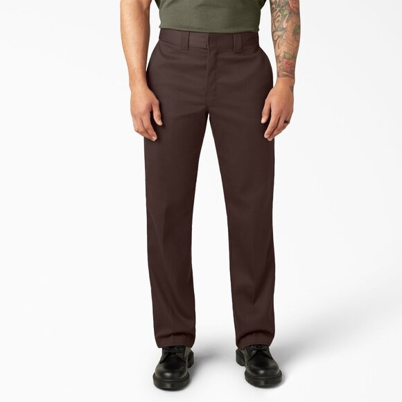 Dickies Men's 874 FLEX Work Pants - Dark Brown, 36x26 - Picture 1 of 7